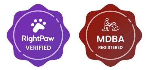 MDBA Registered and Rightpaw Verified